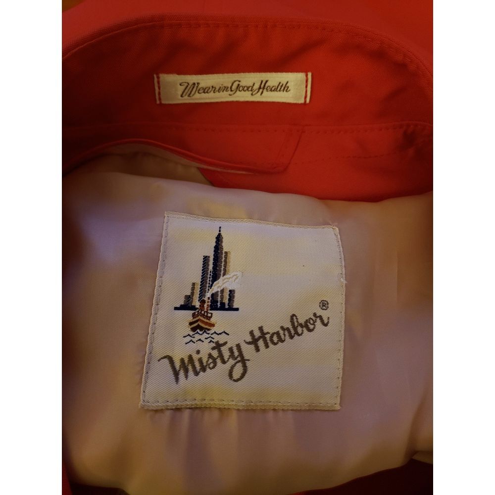 70s‎ Deadstock Red Trench Coat - Picture 4 of 6